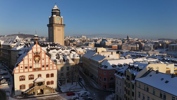 Altes Rathaus im Winter